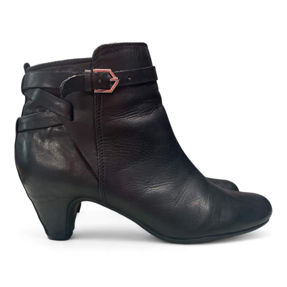 Sam Edelman Maddox Black Leather Booties - Women’s size EU 39/ US 8-8.5